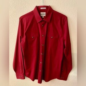 EXPRESS- Men’s long sleeve dress shirt (Large, fitted).